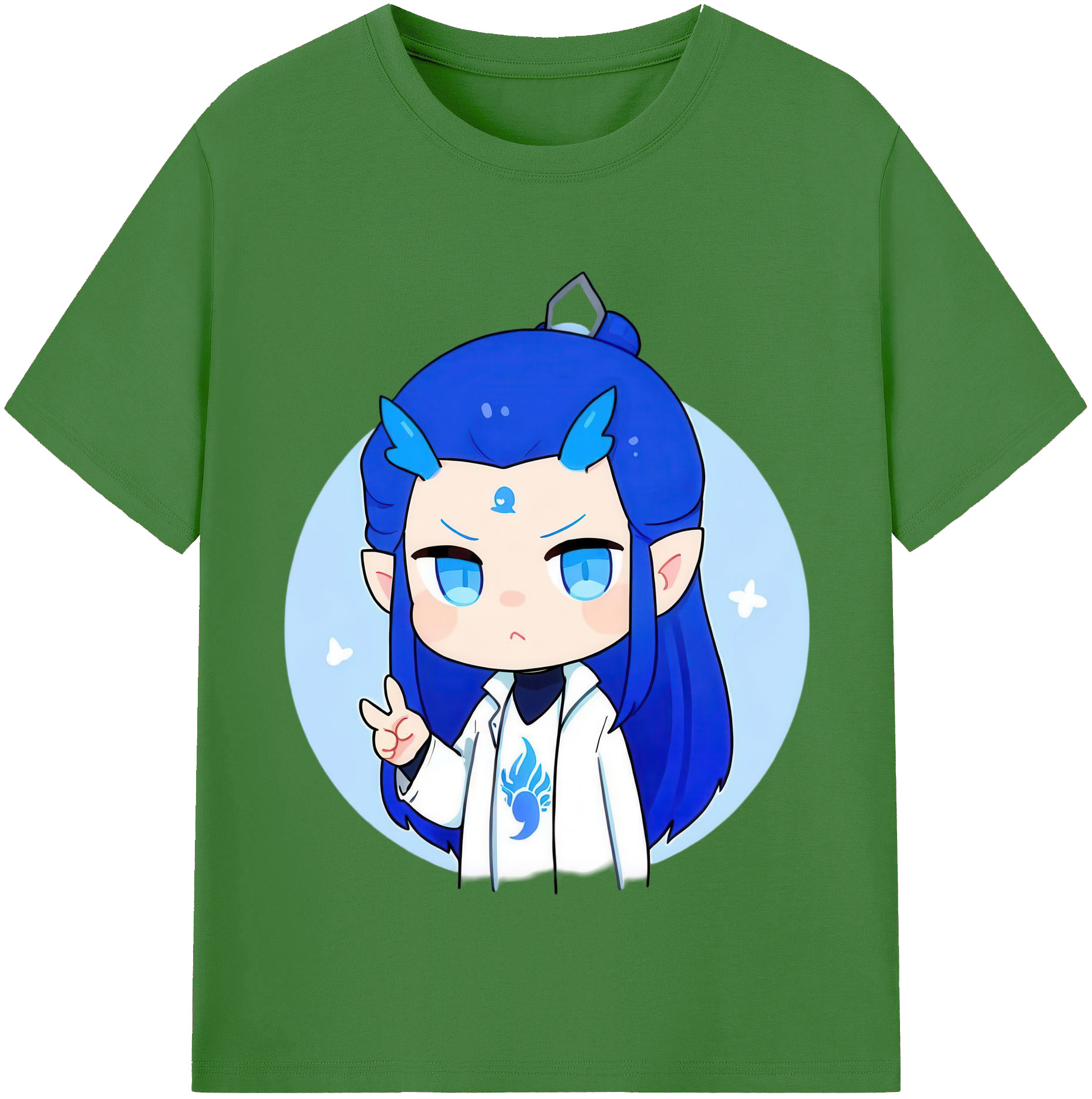 （画像用） Ne Zha 2 ナタ 魔童の大暴れ レディースカジュアルプリントTシャツ（綿100％）